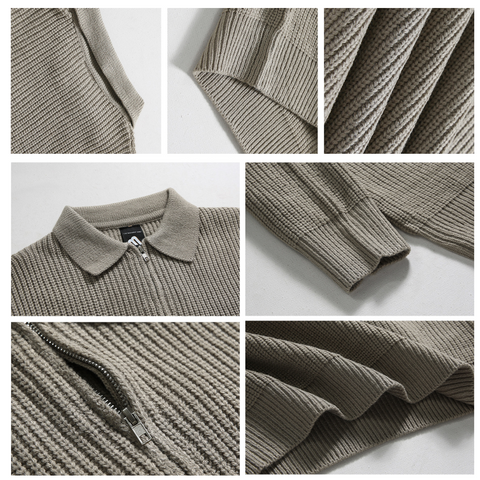 Cesare Half Zip Sweater