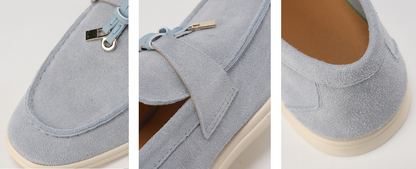 Old Money Suede Lady Loafers